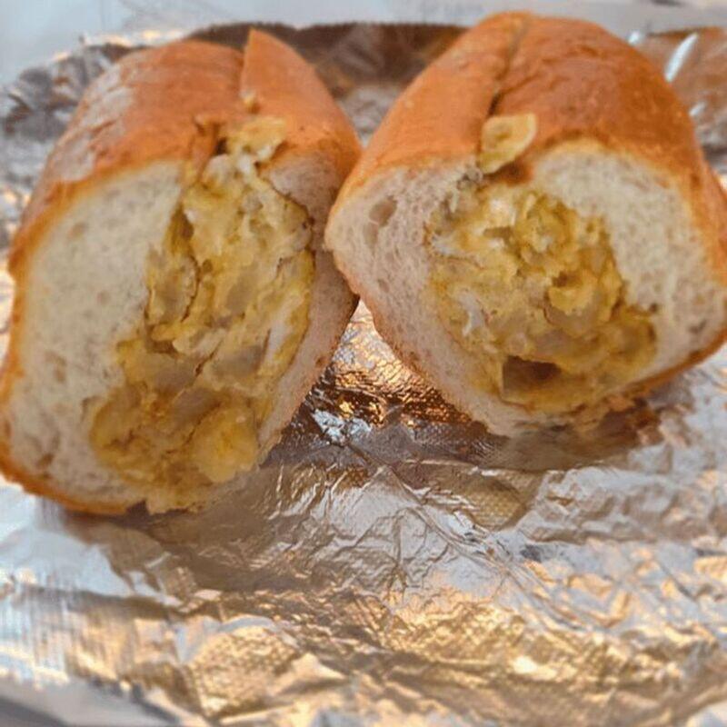 Rob's Famous Potato and Egg on a Hero